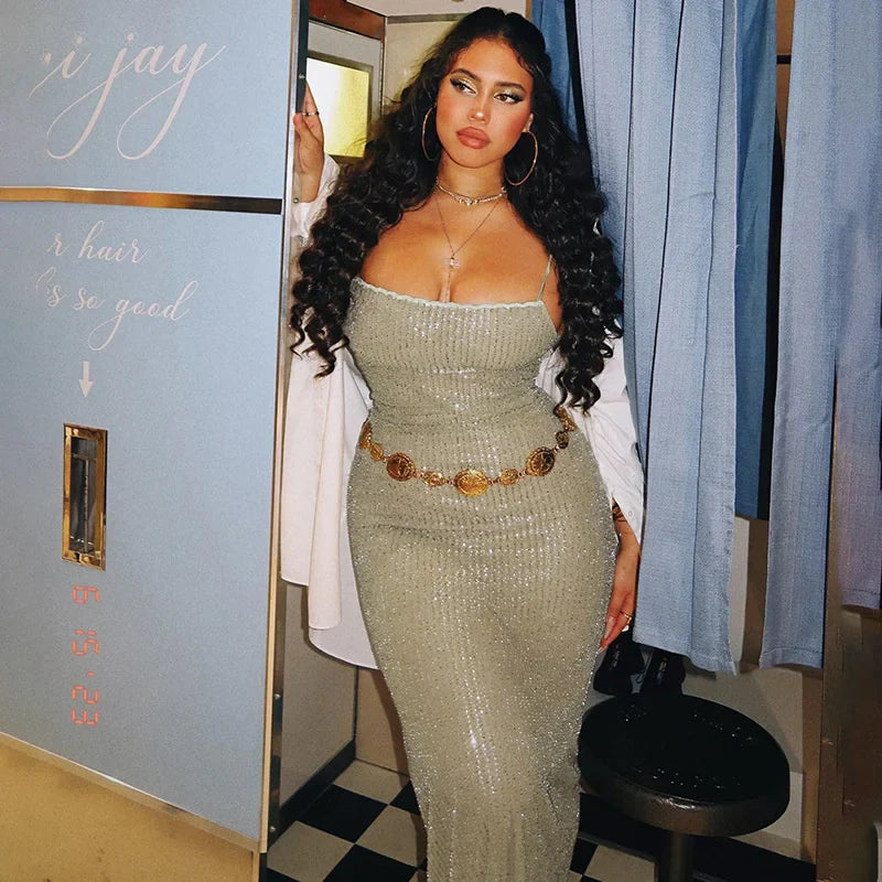 שמלת מקסי פייטים - מריסה