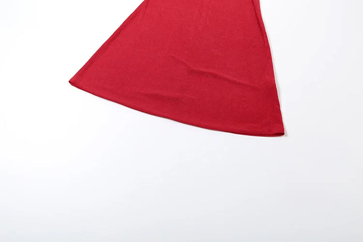 Open-back velvet maxi dress with pleats - Ciara