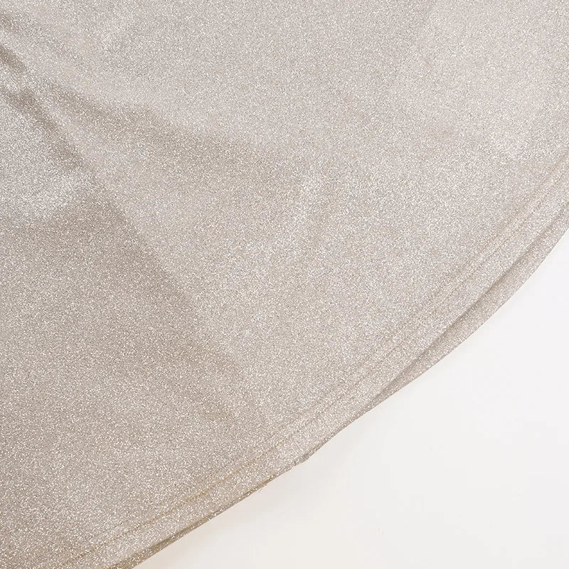 שמלת מקסי נצנצים גב פתוח - SPARKLE