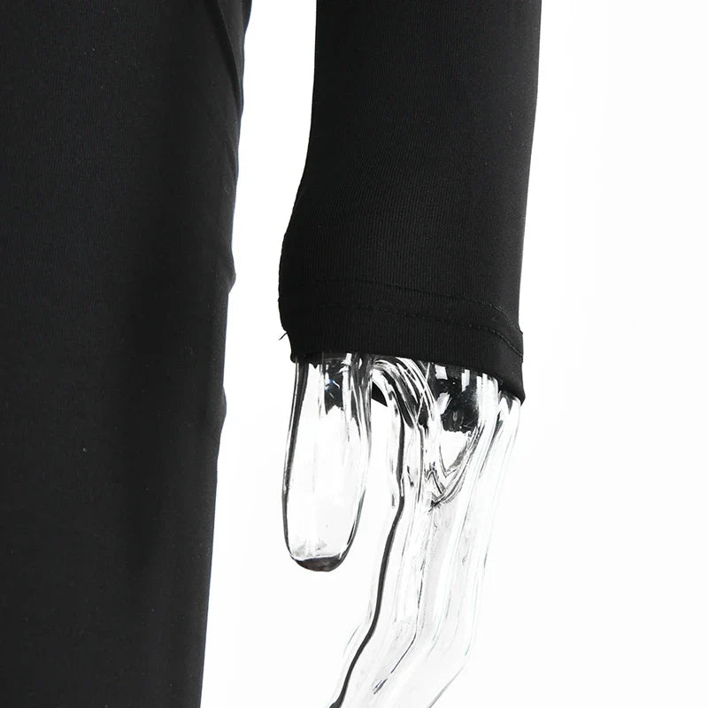 שמלת מקסי בד מחטב ומחמיא בעיצוב כיווצים - מי רן