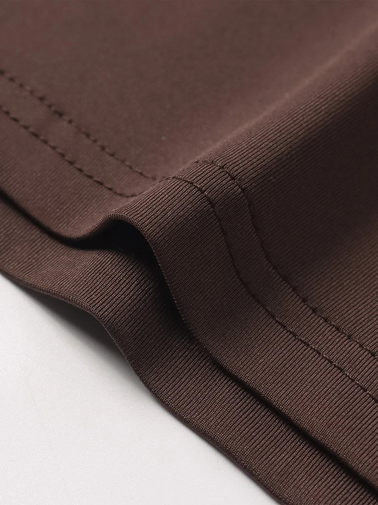 שמלת מקסי כיווצים בעיצוב כתף חשופה - שראלה