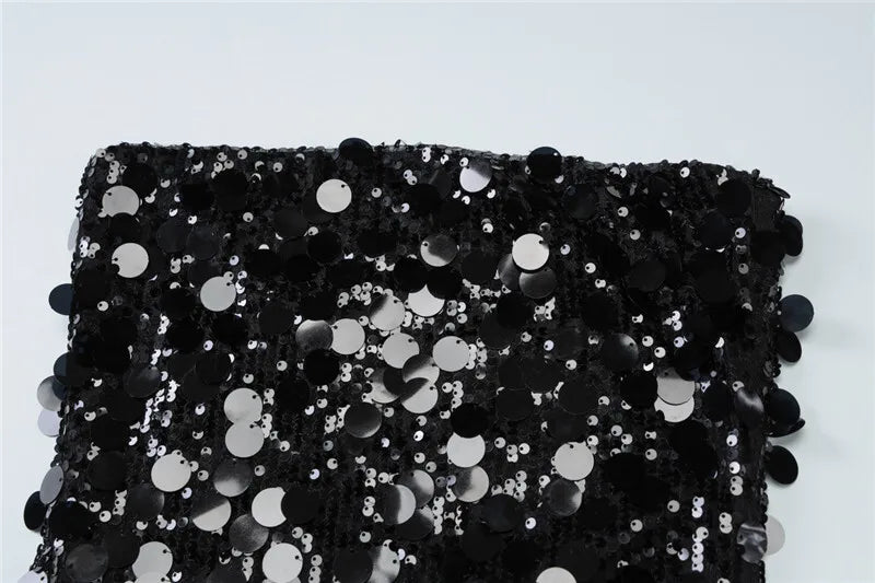 שמלת מיני סטרפלס פייטים - Allison