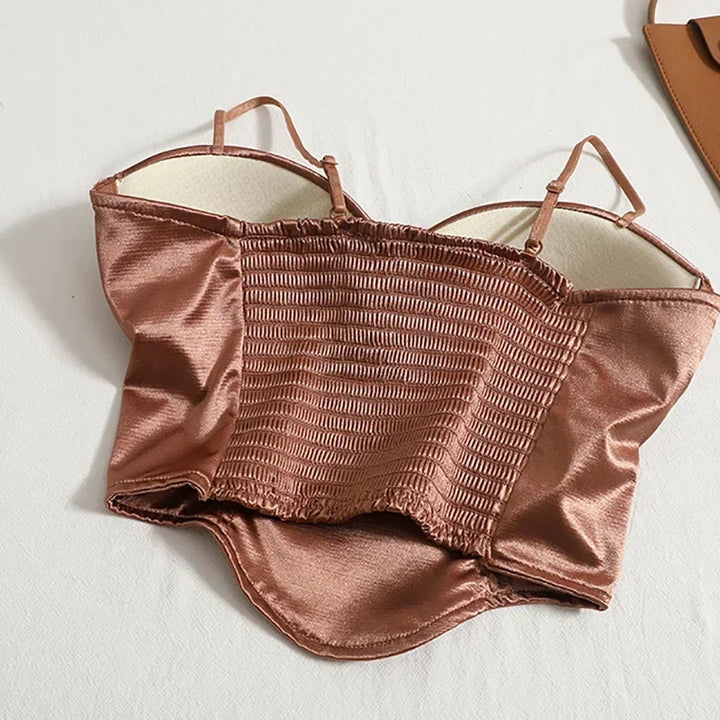 Satin Top - Clay 