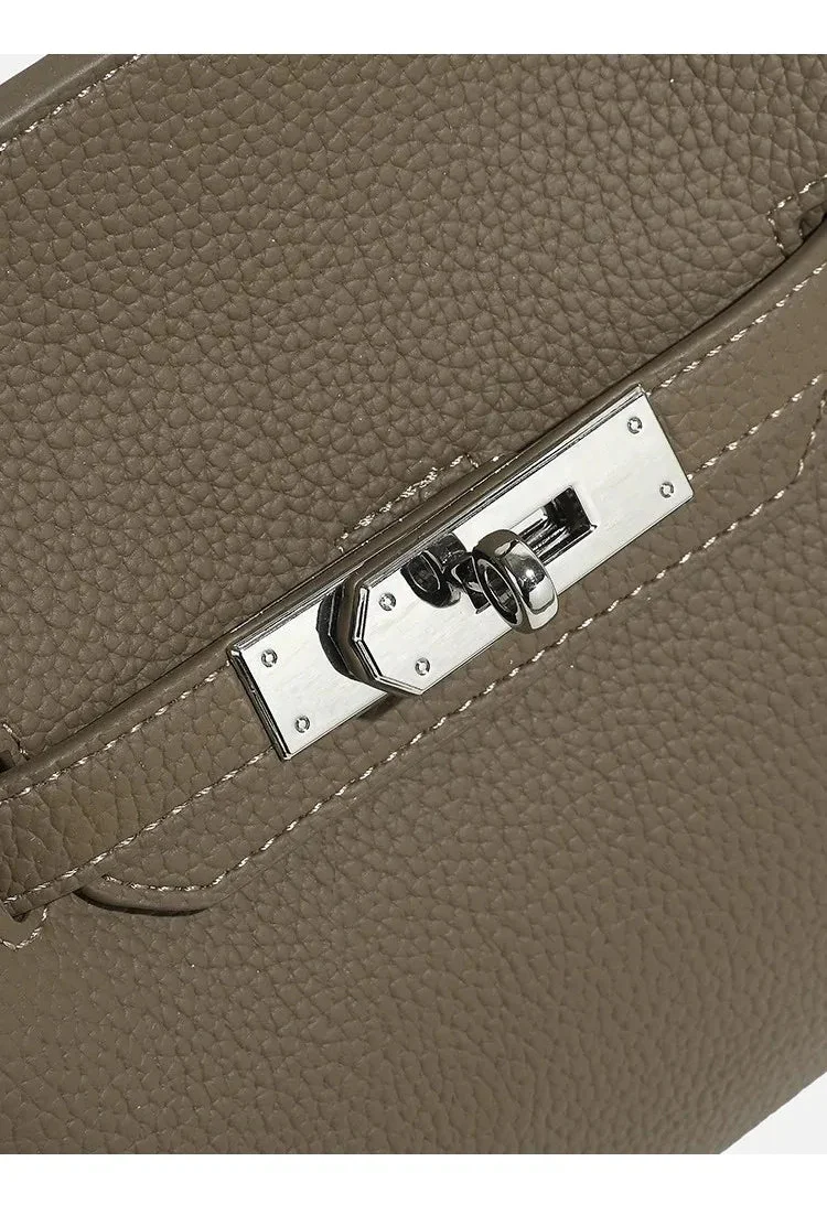 Leather bag with Kelly design