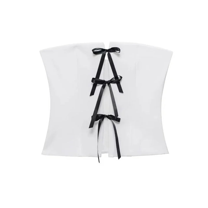 Strapless form with bow tie decoration - Millis