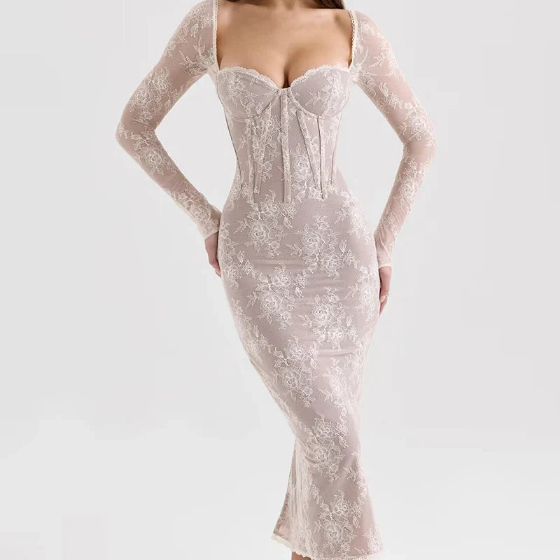 שמלת מידי תחרה - אליזבט