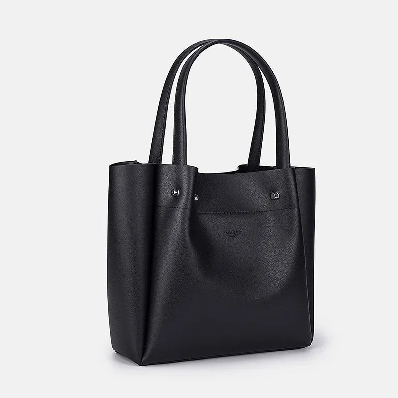 Classic design faux leather bag