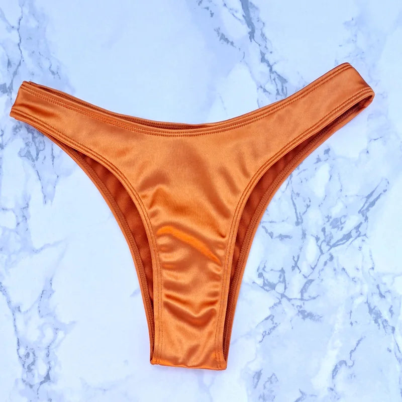 בגד ים סטרפלס גזרה גבוהה - ARIEL