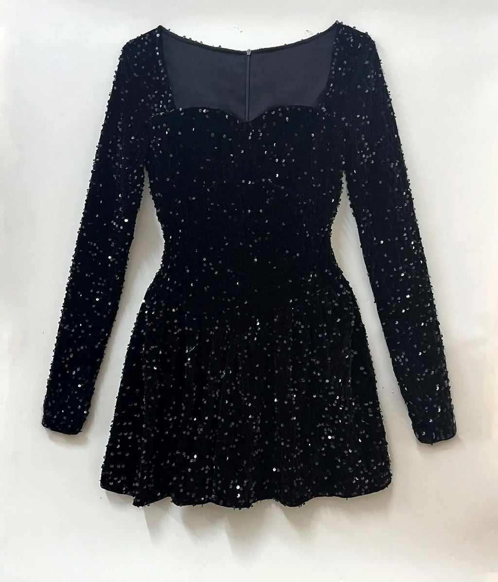 שמלת מיני פייטים מנצנצת - אורסולה