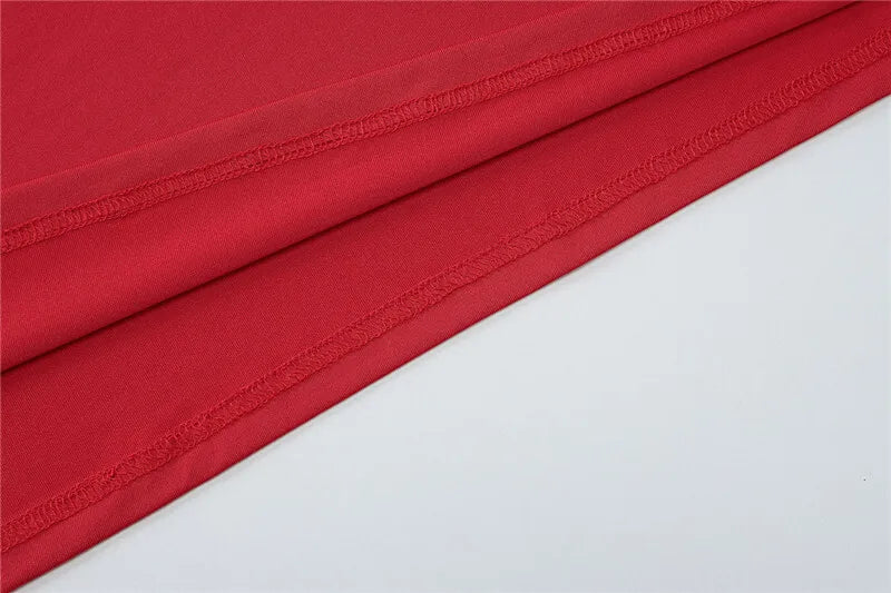 שמלת מקסי כיווצים בעיצוב שסע קשירה בצוואר - JOYA