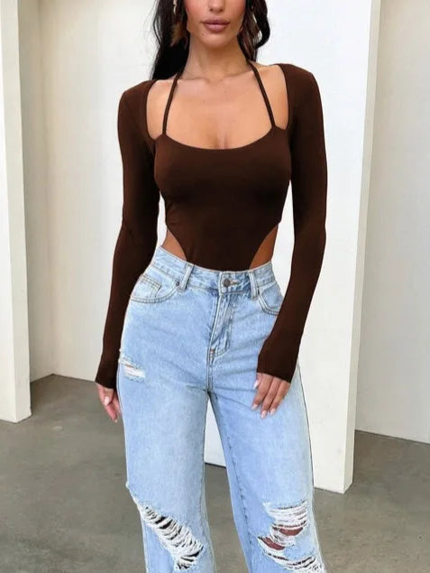 בגד גוף צמוד ומחטב - נינה