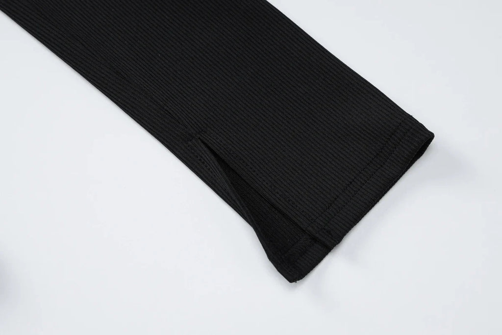 שמלת מיני סרוגה צמודה כתפיים חשופות - נועם