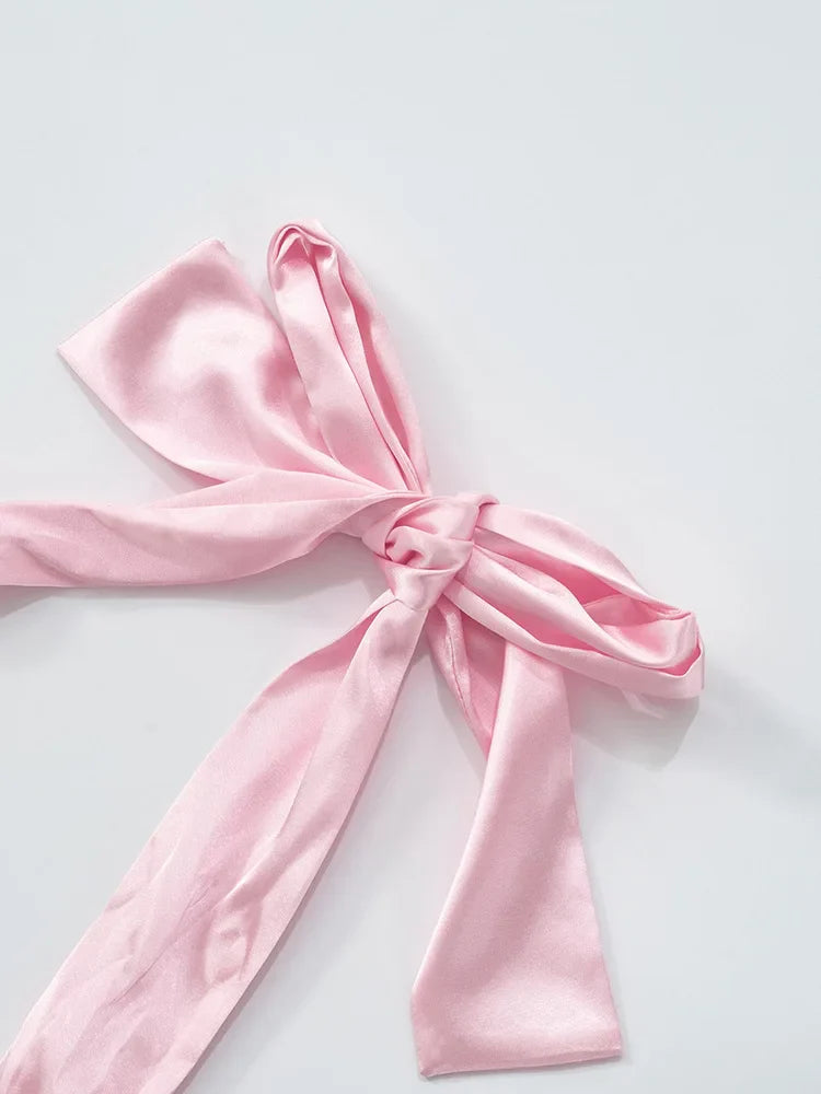 שמלת מיני סאטן בעיטור תחרה - יובליה