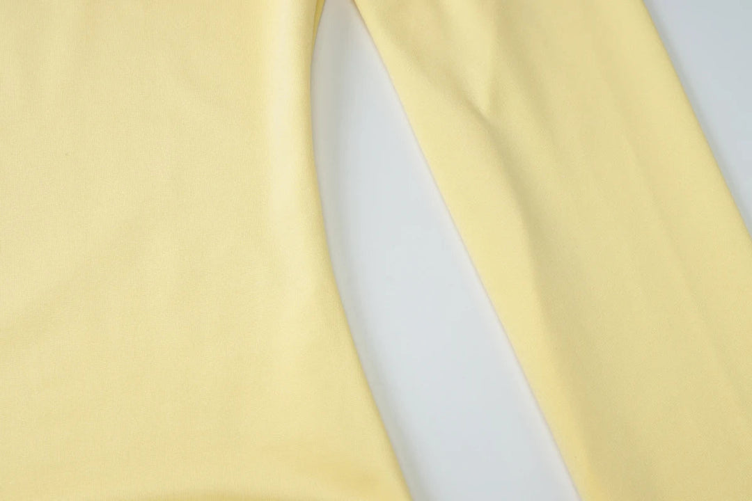 Elegant maxi dress with a slit design and a scarf decoration - RONA LI