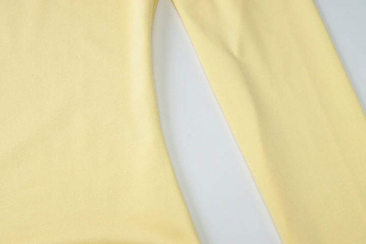 Elegant maxi dress with a slit design and a scarf decoration - RONA LI