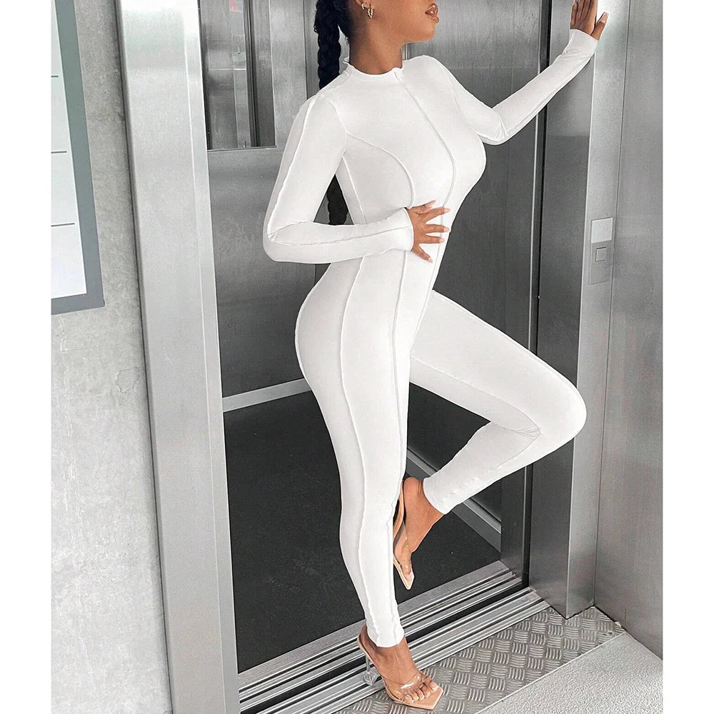 חליפת חלק אחד בד מחטב - Nicole