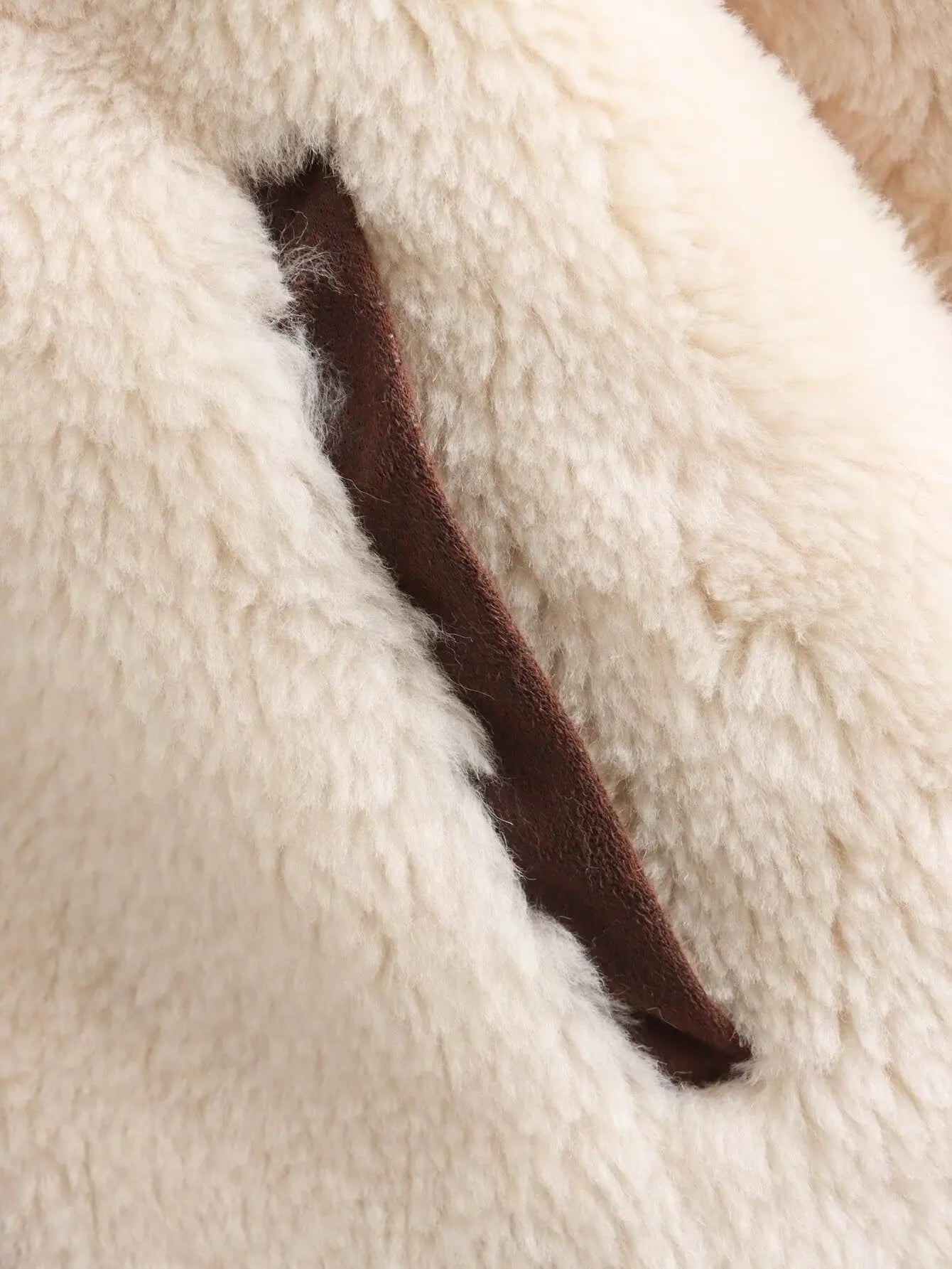 מעיל פרווה סגירת כפתורים - פריס