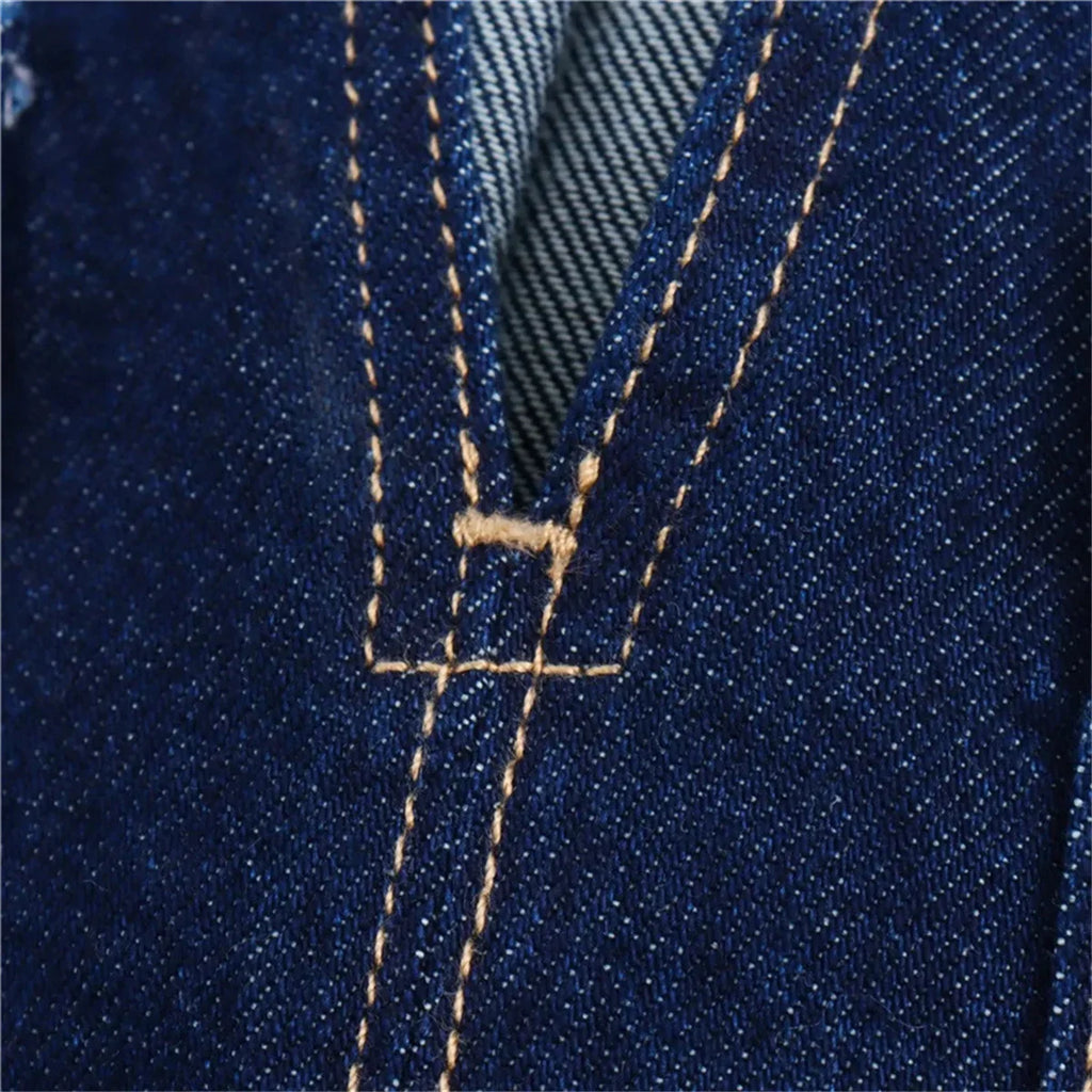 חליפת דנים שני חלקים מכנס חצאית מיני וחולצה בעיטור כיסים - ג'ול