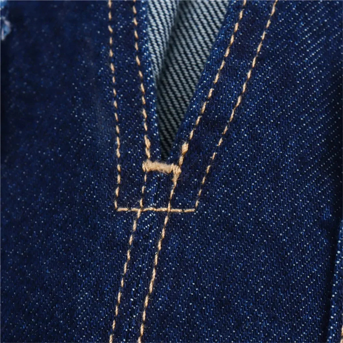 חליפת דנים שני חלקים מכנס חצאית מיני וחולצה בעיטור כיסים - ג'ול