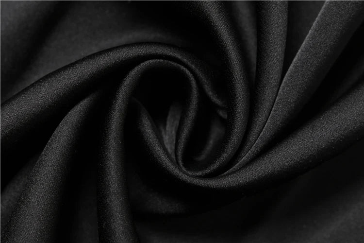 שמלת מקסי סאטן קולר גב פתוח - Aliya