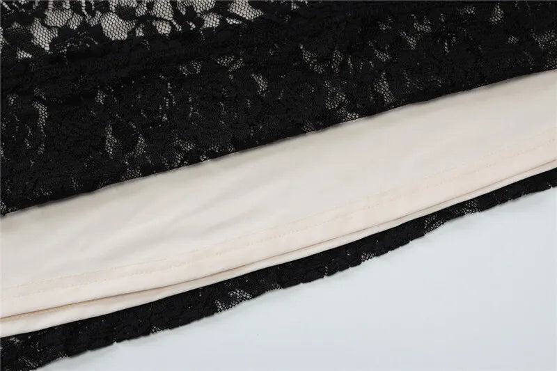 שמלת מקסי תחרה - שי לין