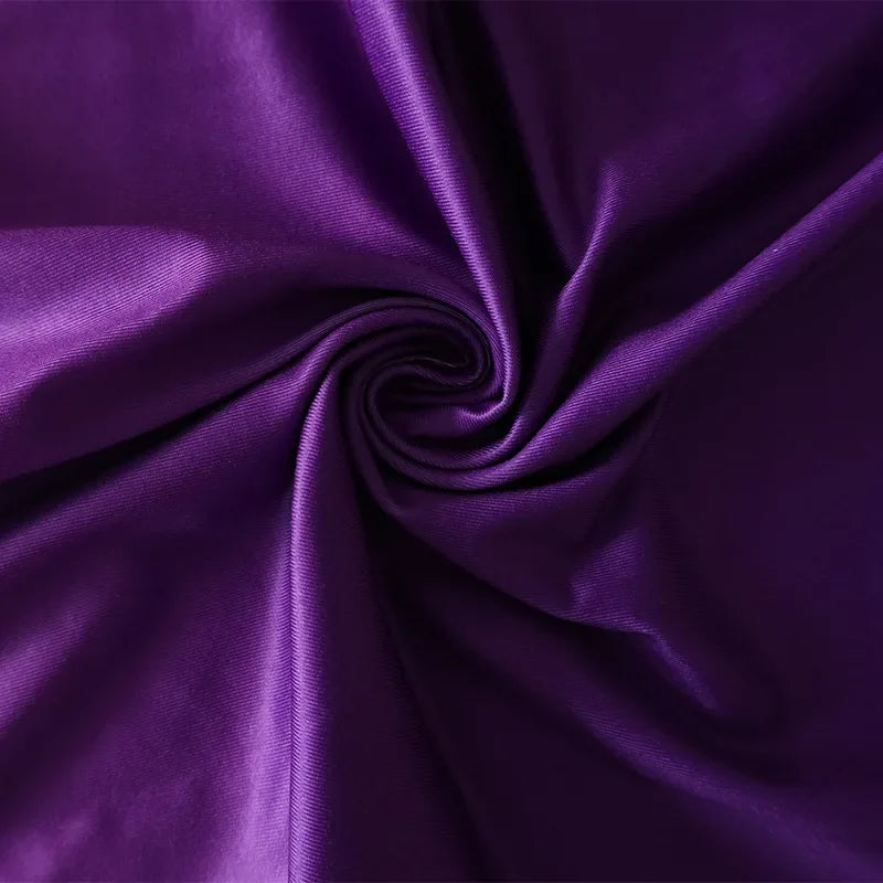 שמלת מקסי סטרפלס כיווצים בעיצוב אומברה - פרפל