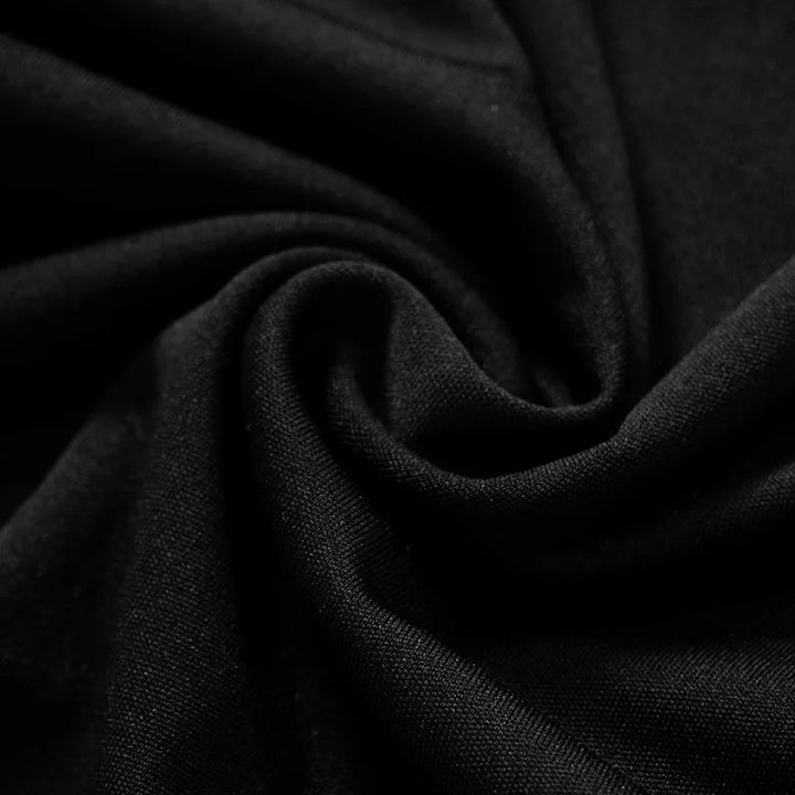 Asymmetrical maxi evening dress with deep slit and one sleeve - Eva