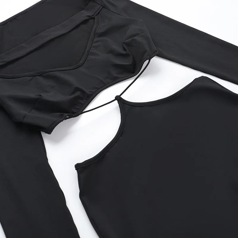 שמלת מקסי בעיצוב פתחים - מוס