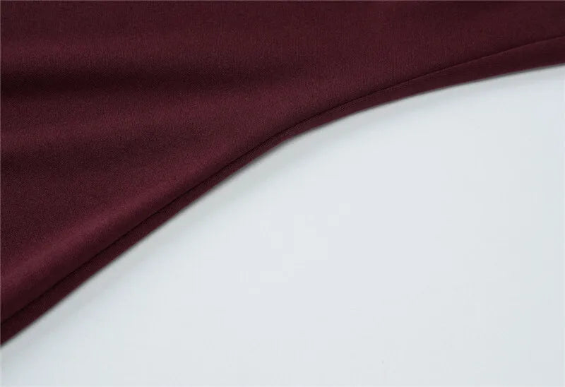 שמלת מקסי צמודה בד מחטב ומחמיא - Miller