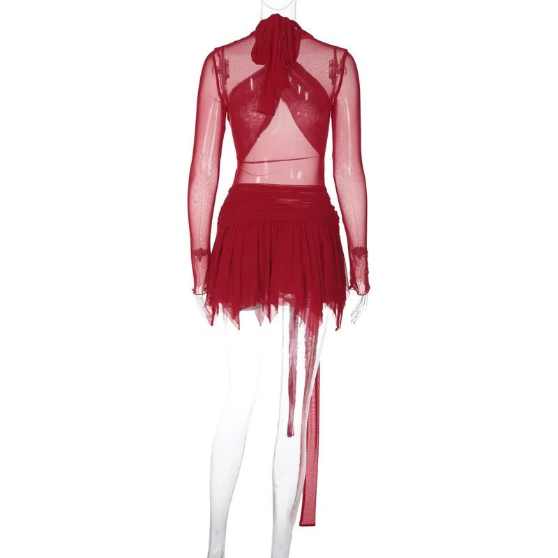 שמלת מיני בעיצוב מיוחד - גריזי