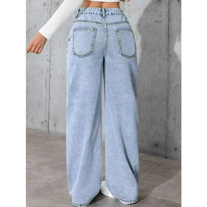 Light blue LOOSE jeans