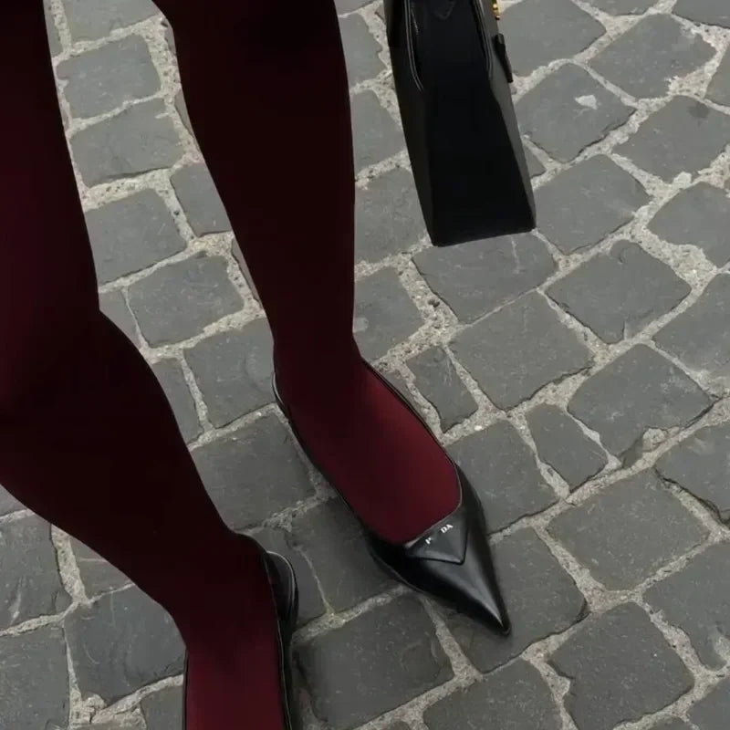 Opaque / sheer tights in a variety of colors