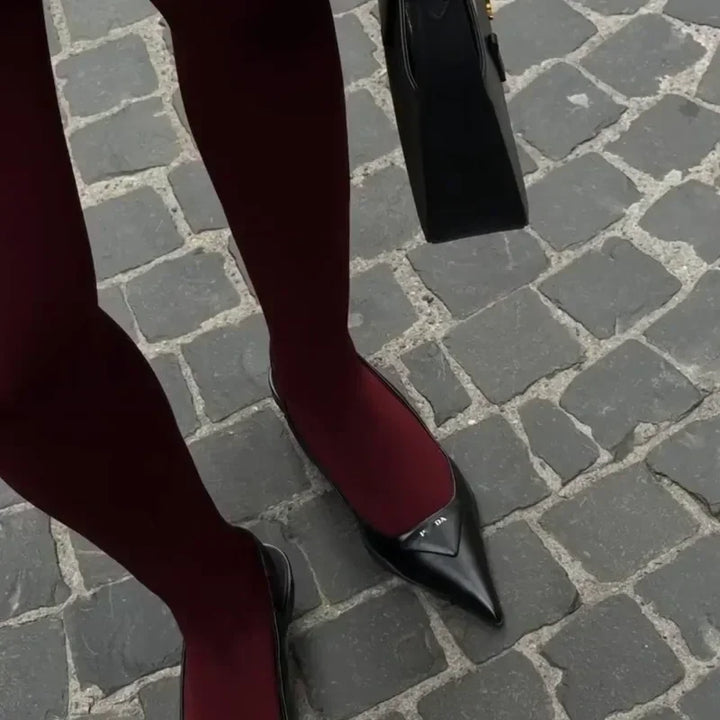 Opaque / sheer tights in a variety of colors