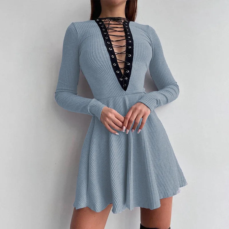 שמלת מיני קשירות - דפנה