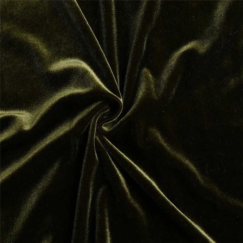 שמלת מקסי קטיפה בעיצוב רשת - סער