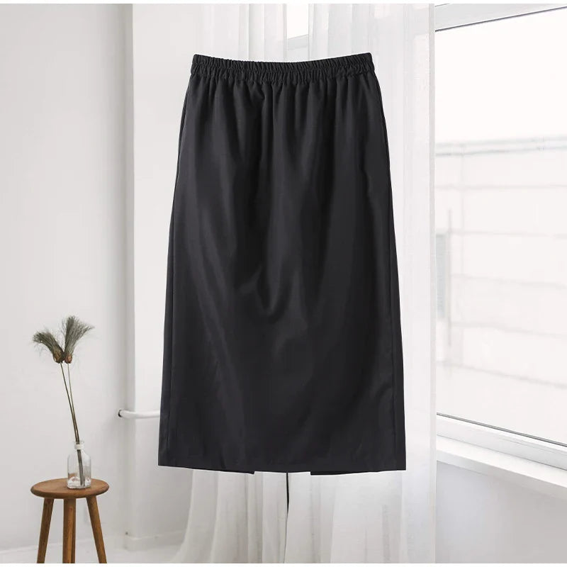 סט שני חלקים אלגנטי חצאית מידי ובלייזר בעיצוב מחויט ויוקרתי - PAS