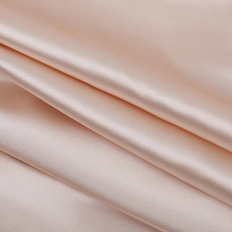 שמלת מקסי סאטן מלמלה בעיטור שסע - סיאנה