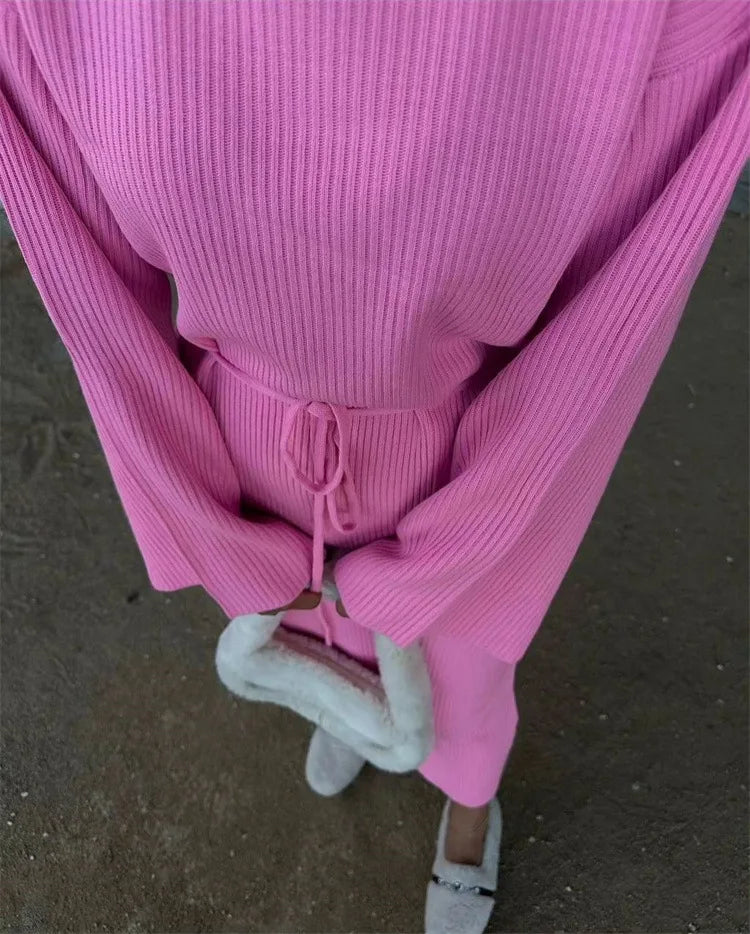 שמלת מקסי קאז׳ואל סרוגה - עמיתה