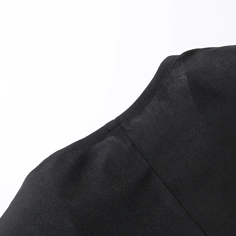 שמלת ערב מקסי מעטפת שסע עמוק בעיטור פנינים - סימונה