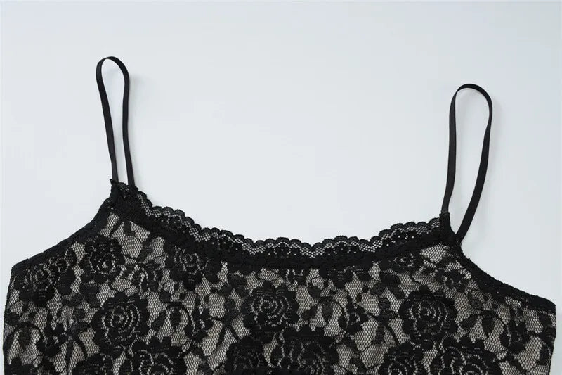 שמלת מקסי תחרה - שי לין