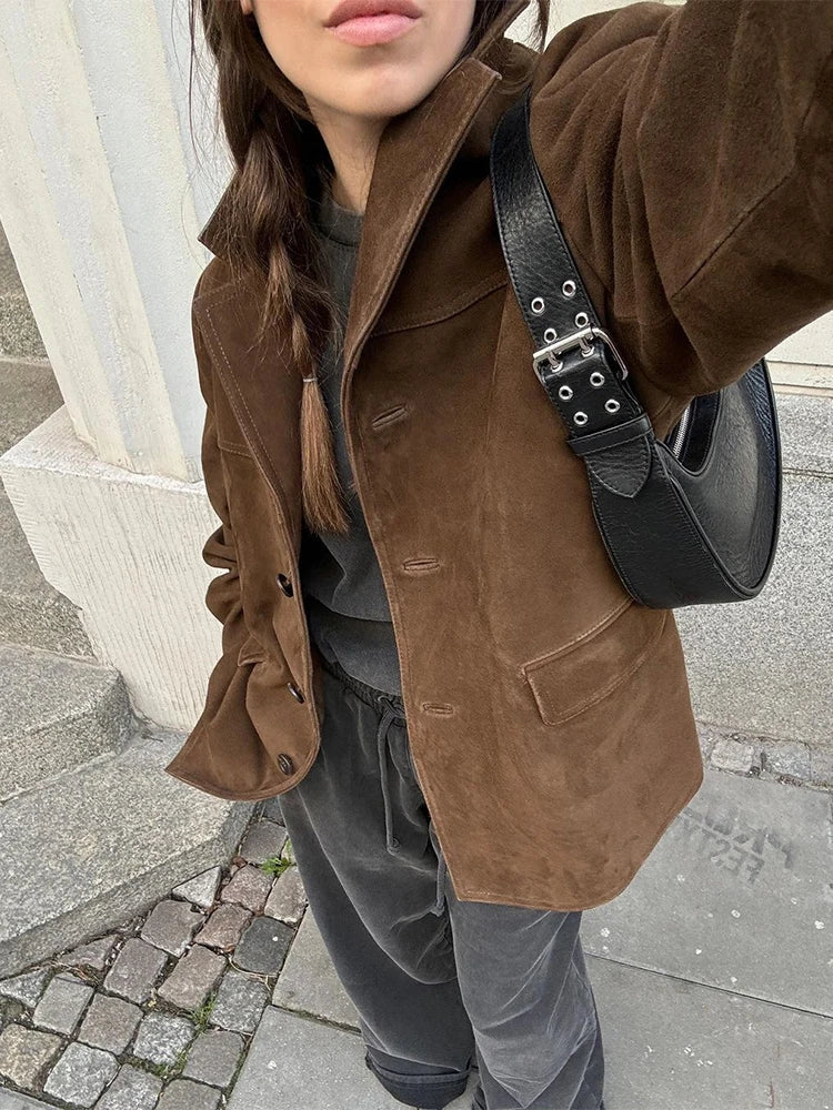 ג'קט זמש בעיטור כפתורים - ג'ייל