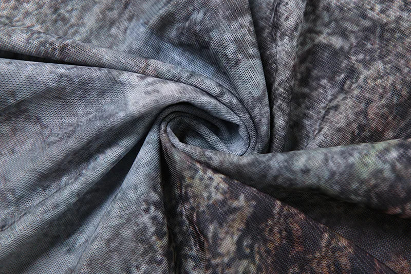 שמלת מקסי שיפון בעיטור שרשראות חרוזים וצדפת זהב - פלישיה