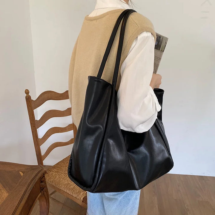 Faux leather crossbody bag
