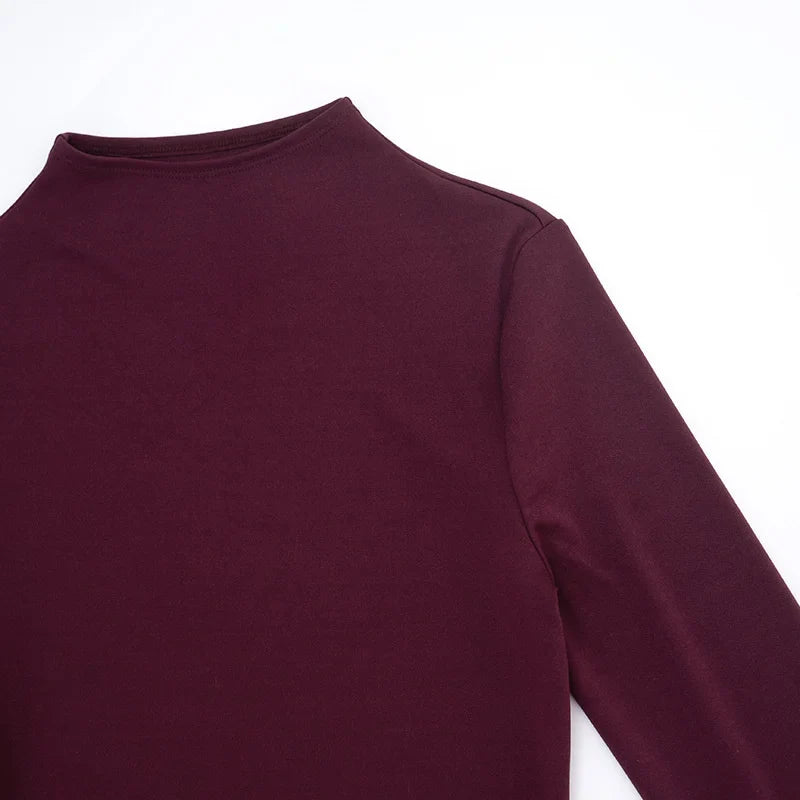 Asymmetrical satin midi dress - NIRA