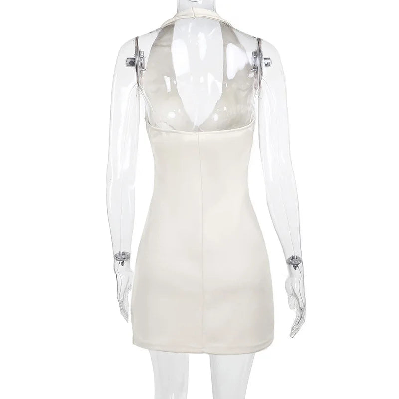 שמלת מיני מחשוף V עמוק - מאדי