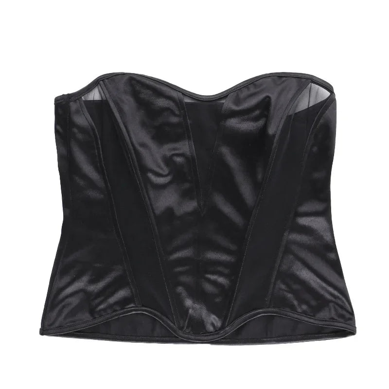 טופ מחוך סטרפלס בעיצוב רשת - NYX