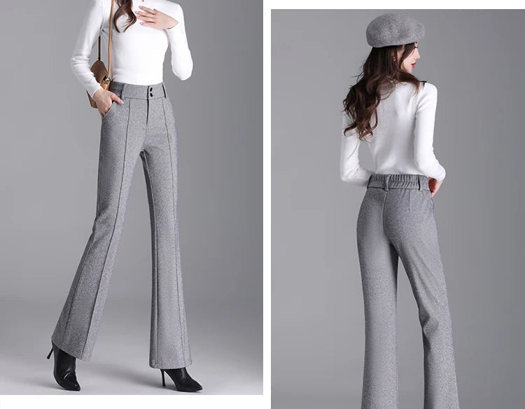 Tailored pedal-cut pants