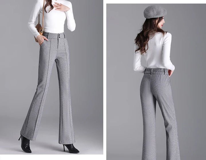 Tailored pedal-cut pants