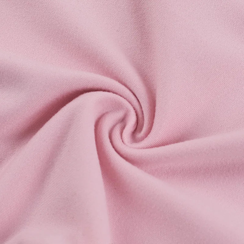 שמלת מקסי גולף בעיטור כיווצים - ורדית