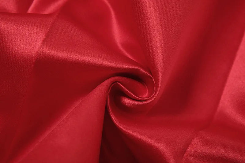 שמלת מיני סטרפלס סאטן בגזרת A בעיטור פפיון בגב - טאיסיה